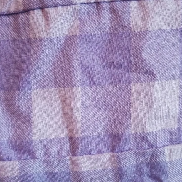 *NWOT*Purple Plaid Racerback Top - Picture 3 of 7